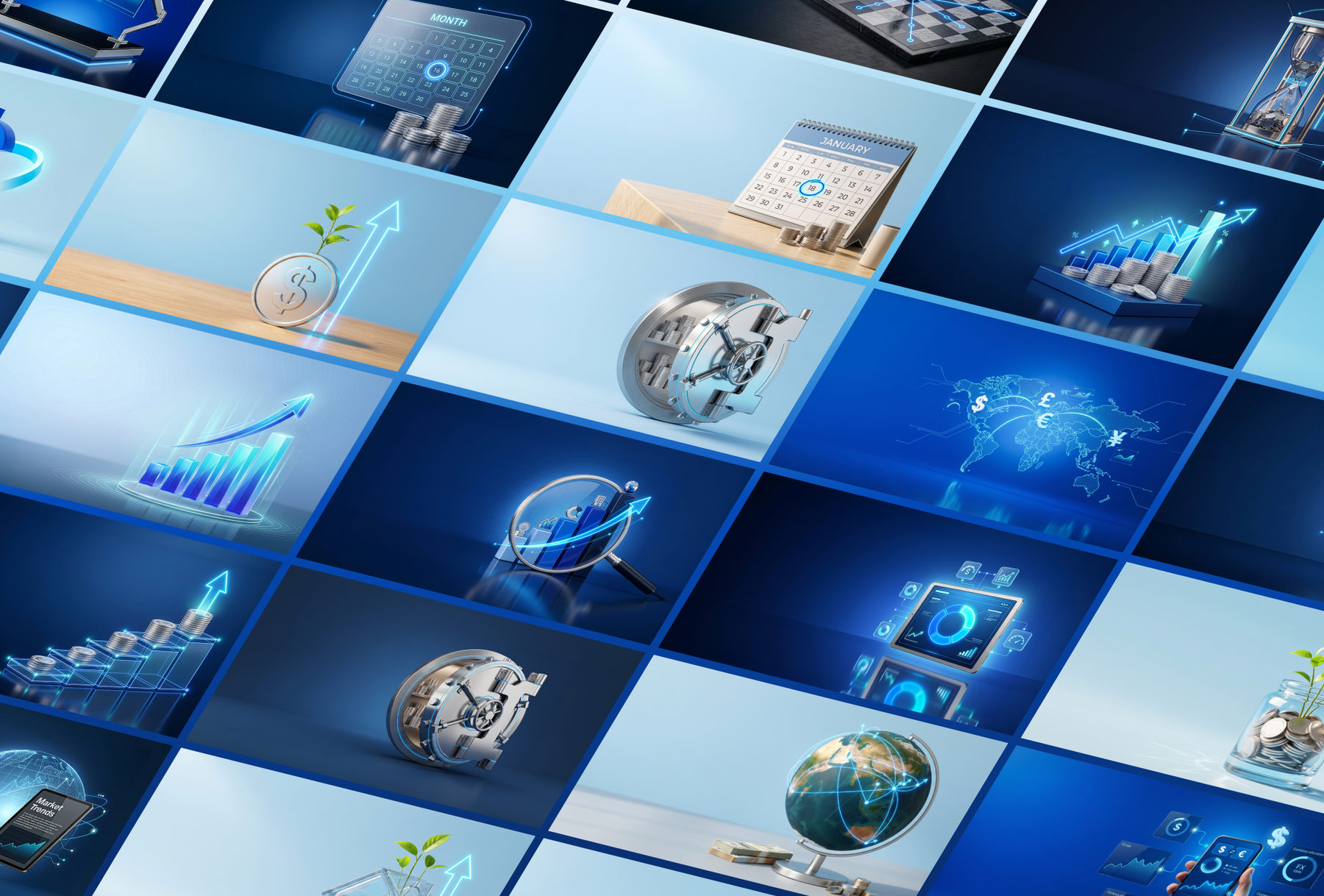 Citibank conceptual key visuals