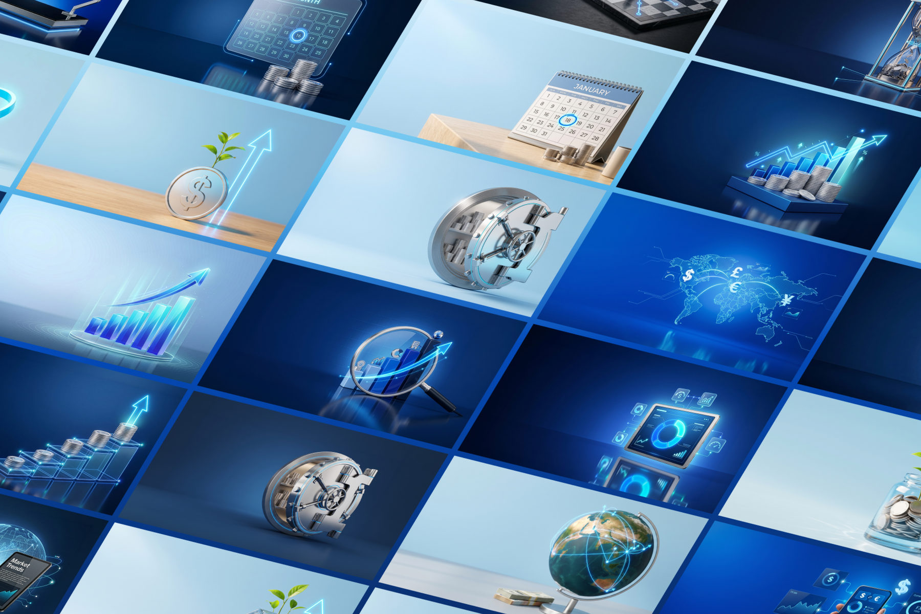 Citibank asset bank key visuals