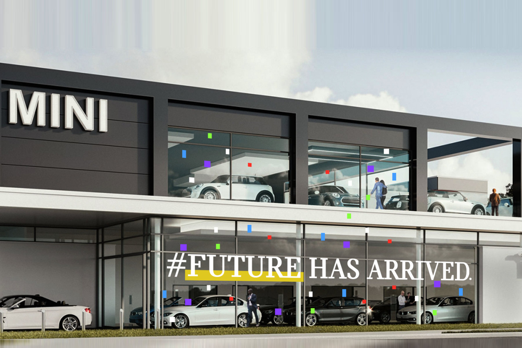 MINI — Future Can't Wait campaign at dealership